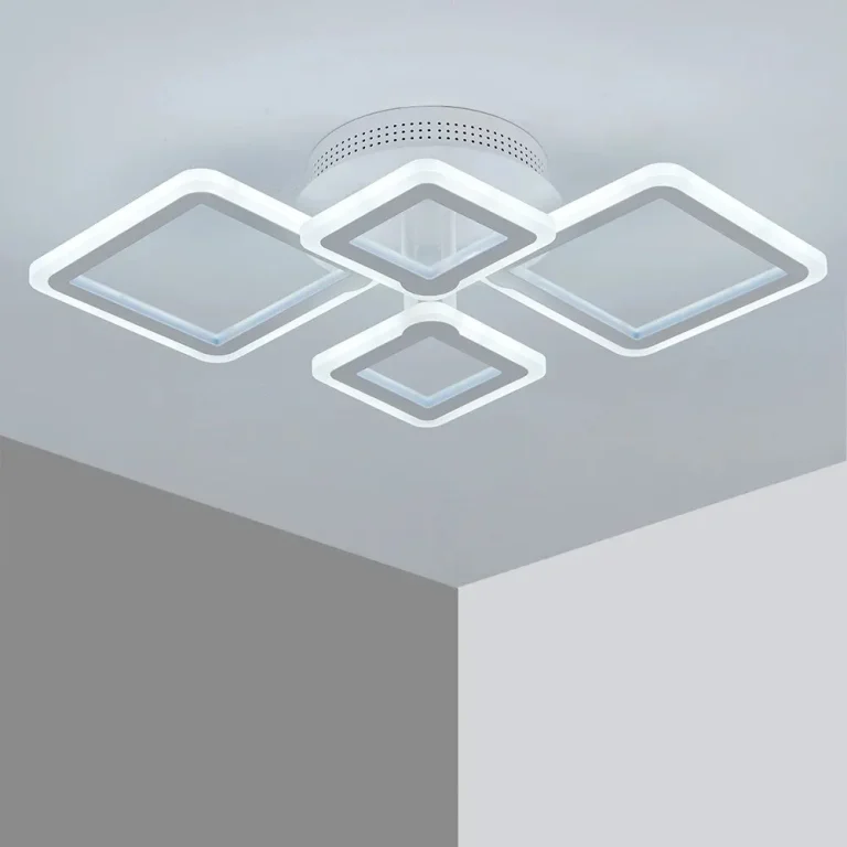 Luminária Sobrepor Acrílica Com Controle Remoto, uma opção de luminária sobrepor acrílica, vendida pela Miresa, loja-de-luminárias-São-Paulo.
