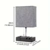 kf-S4c381a29586d421e86dd562d0d4a6ceda-Bot-o-escurecimento-decorativa-abajur-titular-do-telefone-m-vel-carregamento-sem-fio-l-mpada-de Abajur Cúpula Tecido Quadrada Carregamento Sem Fio Entrada USB