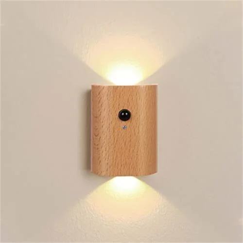 Arandela Sem Fio Movimento Sensor LED Recarregável USB