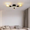 Luminária Sobrepor Preto Industrial Lâmpada Aparente