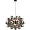Lustre Moderno Vidro Formato Cacho De Uva e Luz De LED Marca Miresa Lustre Moderno Vidro Formato Cacho De Uva e Luz De LED
