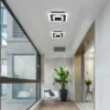 kf-S6b7c48621ffc448e95d6c90ae710a4b2v-Moderno-led-luz-de-teto-para-l-mpadas-do-corredor-banheiro-sala-estar-varanda-redonda-ilumina Luminária Sobrepor Alumínio e Acrílico Branco Com Luz de LED
