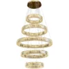 kf-S6bb7e70dd12d44709a47651f16de2b11v-Decora-o-para-casa-Luzes-Pingente-Luxo-Cristal-Sala-Lustre-Stair-L-mpada-Pingente-Luz-de Lustre Grande Com 5 Argolas Cristal Translúcido K9