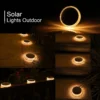 4Pcs Spot Redondo Sem Fio Luz LED Solar À Prova D'Água Para Jardins