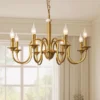 Lustre Provençal Dourado Ferro Forjado