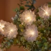 kf-S93456c53c2ef4ade87e796ce8e78d4d7W Luminária Flor Guirlanda Para Jardins Luz LED de Fibra Óptica