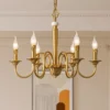 Lustre Provençal Dourado Ferro Forjado