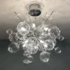 Lustre Molécula Moderna Esfera De Vidro Marca Miresa Lustre Molécula Moderna Esfera De Vidro