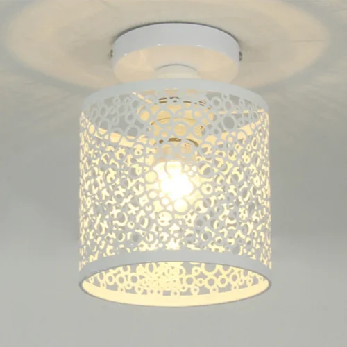 Luminária Sobrepor 15cm Diâmetro Redondo Gaiola