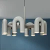 Lustre Contemporâneo Cano Forma em U Marca Miresa Lustre Contemporâneo Cano Forma em U