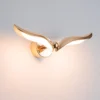 Arandela Dourado Forma Pássaro Gaivota: arandela dourado forma pássaro, oferecido pela Miresa, loja-de-luminárias-São-Paulo.