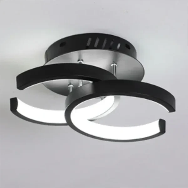 Luminária Sobrepor Chanel Alumínio e Luz LED Marca Miresa Luminária Sobrepor Chanel Alumínio e Luz LED