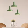 kf-Sa45ad4545d404bd1b7eea9671570cb94J-L-mpada-pingente-de-cogumelo-para-quarto-arte-de-personalidade-criativa-estilo-creme-moderno-simples-lustre Pendente De Alumínio Acabamento Polido