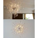 Lustre Molécula Moderna Esfera De Vidro