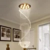 kf-Sa94d3717607a4291a697f98063f8a348Y-LED-longo-cristal-lustre-escadaria-luz-l-mpada-de-luxo-moderno-grande-bola-brilho-sala-de Lustre Grande Para Escadas Cristal DNA e Forma Esfera