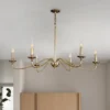 kf-Sb4ed17330d8f4e148dddb1ac58ad6577P-Luz-americana-simples-moderna-do-candelabro-do-ferro-sala-de-estar-cozinha-sala-de-jantar-quarto Lustre Candelabro Design Americano Dourado ou Preto