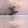 Lustre Provençal Romântico De Cristal