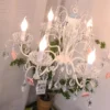 Lustre Provençal Romântico De Cristal