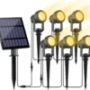 8Un De Finco Para Jardim Led Luz Solar Sem Fio 3000k