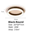 redondo-20cm-preto