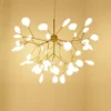 Lustre Galho de árvore Com Pétalas De Acrílico Marca Miresa Lustre Galho de árvore Com Pétalas De Acrílico
