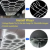 kf-Sf5e504a8a92446899b187e8ddd3f44d6U-Hex-gono-luzes-LED-para-garagem-luz-de-teto-tubo-de-LED-garagem-oficina-escrit-rio Perfil Hexágono Tubo de LED AC85-265V Bivolt