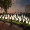 Luminária Para Jardins Luzes Solares Ao Ar Livre IP67