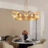 Lustre Moderno Design Orgânico Ferro Retorcido