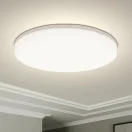 Luminária Sobrepor Redonda Acrílico Branco Leitoso