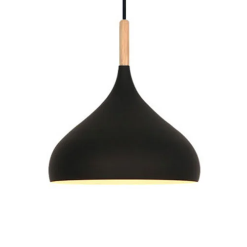 Pendente Moderno Alumínio Preto ou Branco Design Orgânico