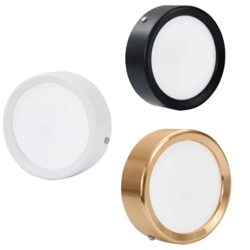 Luminária Painel Sobrepor Redonda Ultra Finas LED 5W, 10W, 15W, 20W e CA 220V