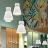 Pendente Moderna Tecido Plissado Minimalista | Comprar com Frete Grátis