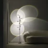 Luminária Chão Projeção Luz Atmosférica Pôr do sol