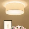 Luminária de Sobrepor Redonda Design Japonês