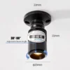 kf-S65cbbcfb640c47af8e4d7029202474b0i 3W Mini Spotlight Ajustável Pequeno Ângulo Feixe LED