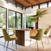 kf-S7d69a4ca4c5a45f1b54c36f648416f8bz Lustre Redondo Tecido Mesa Jantar Moderna