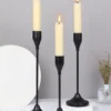 kf-S9ebf771c3d404483ab3e51bb315ee666d Conjunto Com 3Pcs Castiçal para Vela