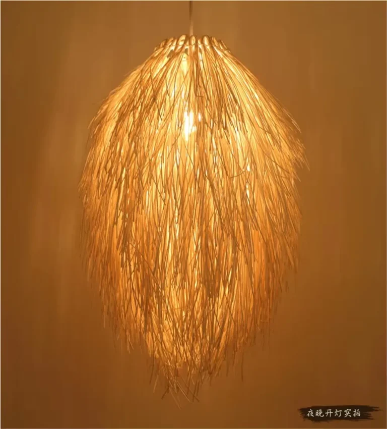 Luminária Pendente Arte Tecelagem Bambu, luminária de bambu pendente arte, por Miresa, loja-de-luminárias-São-Paulo.