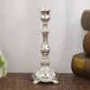 kf-Sd1fc961b1a8c4c4caac5c17d7c04e3d6k Castiçal Europeu Prata ou Dourada 17 cm Altura