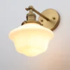 kf-Sd528e695287643c6a690866aee3d2d82u Arandela Cúpula Vidro Branco Leitoso
