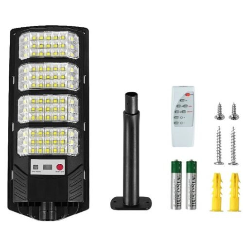 1 Poste Iluminação Pública Energia Solar 6000000 Lúmens Ultra brilhante Miresa Poste Iluminação Pública Energia Solar 6000000 Lúmens Ultra brilhante