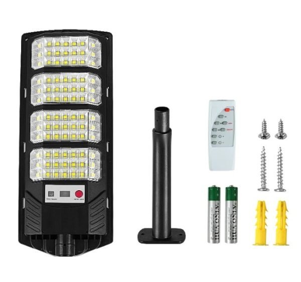1 Poste Iluminação Pública Energia Solar 6000000 Lúmens Ultra brilhante Miresa