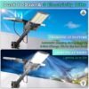 2 Poste Solar Iluminação Pública Solar 8000W 480000 Lúmens Poste Solar Iluminação Pública Solar 8000W 480000 Lúmens