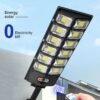 Luminária poste solar (Poste Solar Super brilhante 804 led Luzes Solares IP68), disponível na Miresa, loja-de-luminárias-São-Paulo.