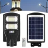 Luz Solar Iluminação Pública Poste Rua Led 100w Com Sensor Controle: luminária luz solar, oferecido pela Miresa, loja-de-luminárias-São-Paulo.
