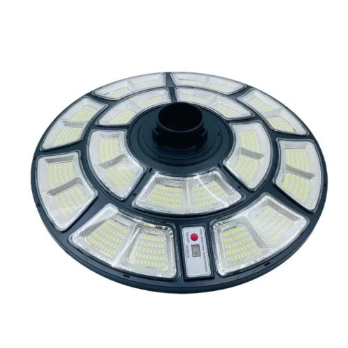 Poste Luz Jardim Ufo Ultrafina Com Sensor Movimento À Prova D'água