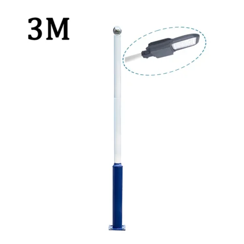 Poste Com 3m Altura e 76mm Diâmetro