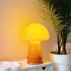 Abajur Cogumelo Sem Fio Plugue USB
