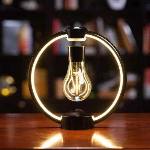 Luminária Mesa USB Lâmpada Levitando Magnética