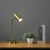 Luminária De Mesa Design Despojado Dourado